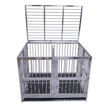 Foldable Customize Stackable Small Pet Cage for Sale Best Quality 304 Stainless Steel Pet Sleeping Wooden Case All Seasons